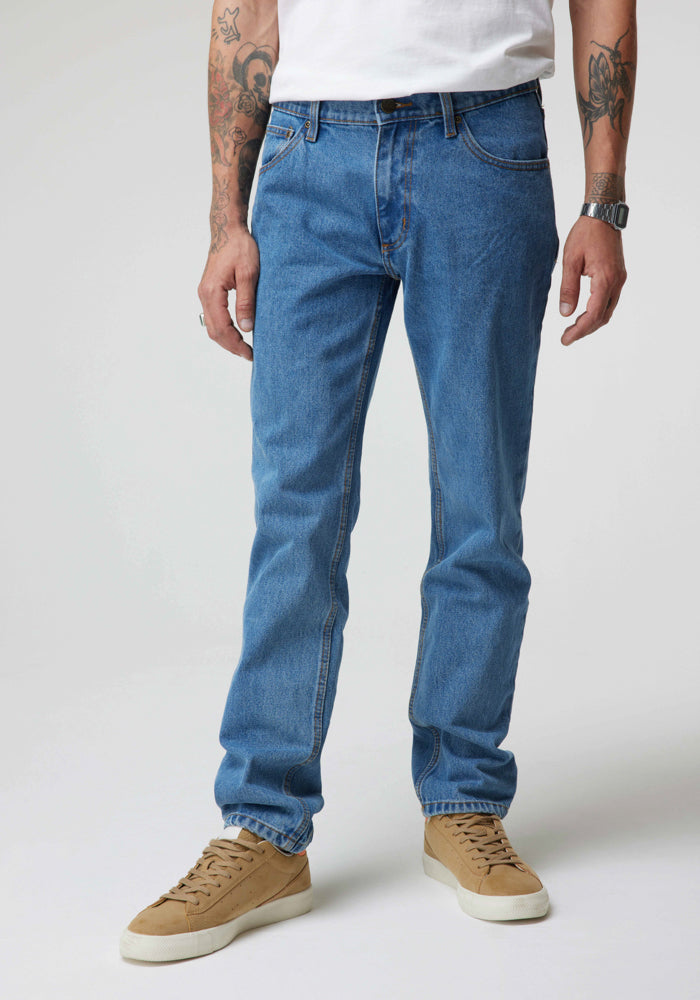 Jeans Hombre Daren Regular Fit Mid Street