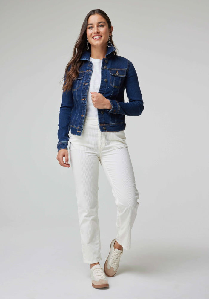 Jeans Mujer Tiro Alto Carol Straight Fit Ecru II