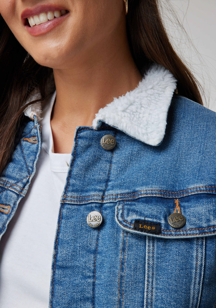 Chaqueta Mujer Sherpa Rider Wash Vintage