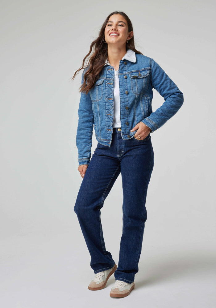 Chaqueta Mujer Sherpa Rider Wash Vintage
