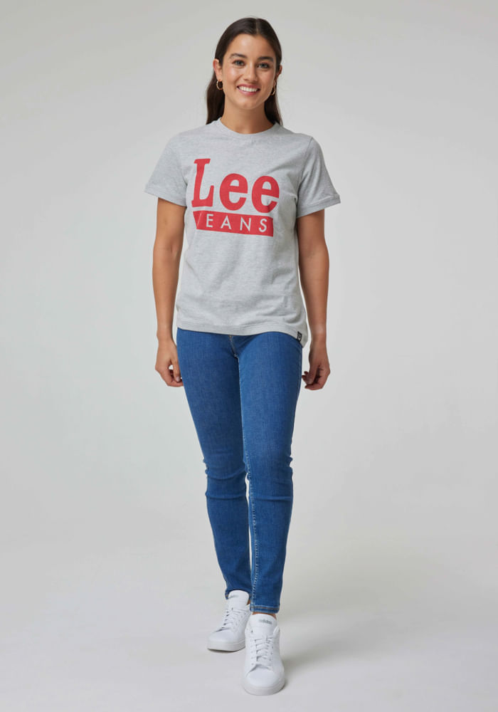 Jeans Mujer Tiro Alto Foreverfit Skinny High Fit Clean Riley