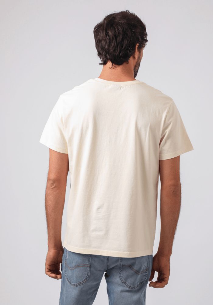 Polera Hombre Small Logo Tee White Canvas