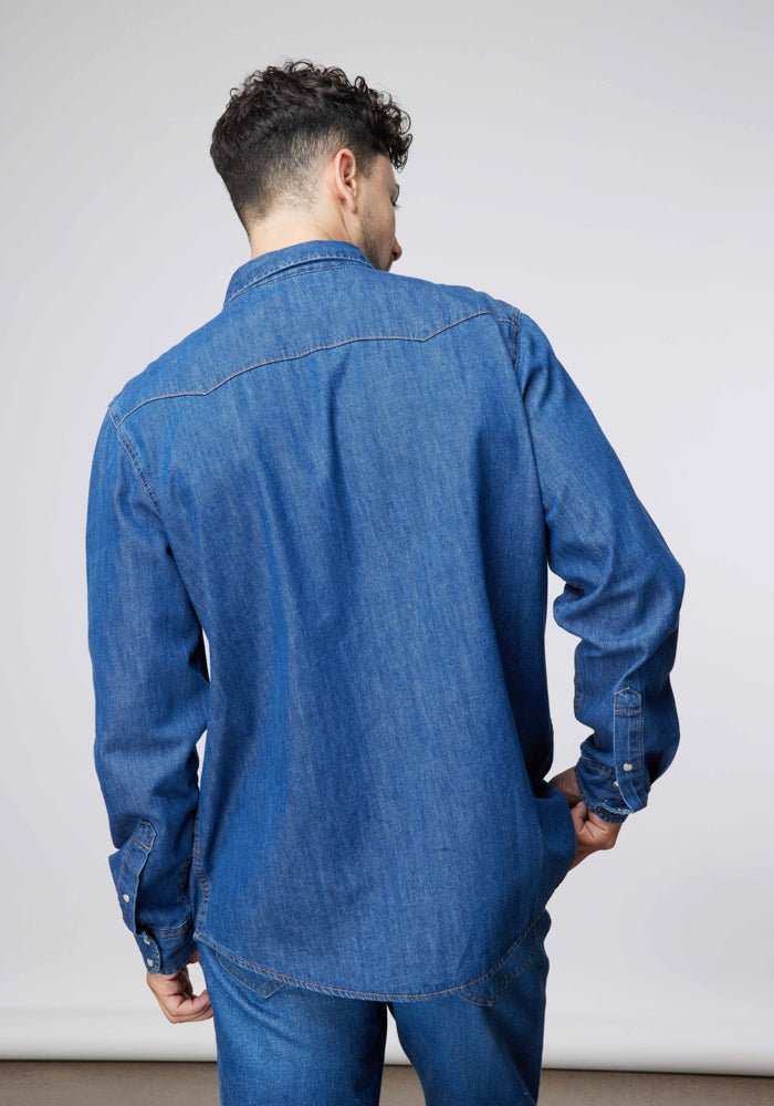 Camisa Hombre Lee® Western Dark