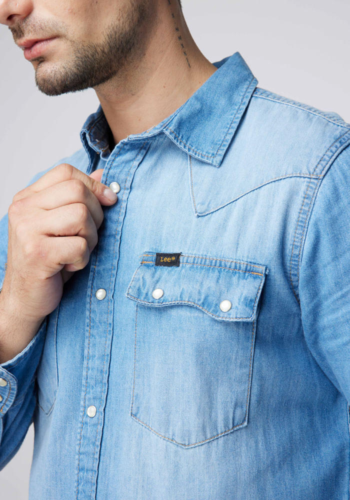 Camisa Hombre Lee® Western Medium