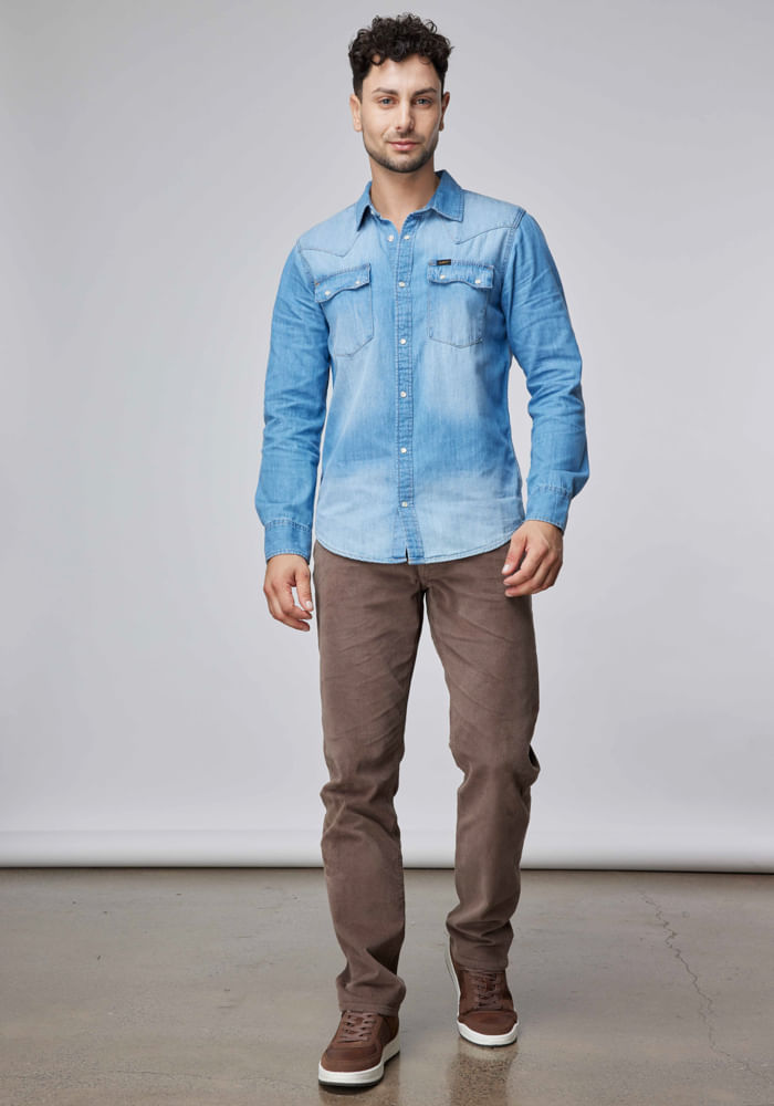 Camisa Hombre Lee® Western Medium