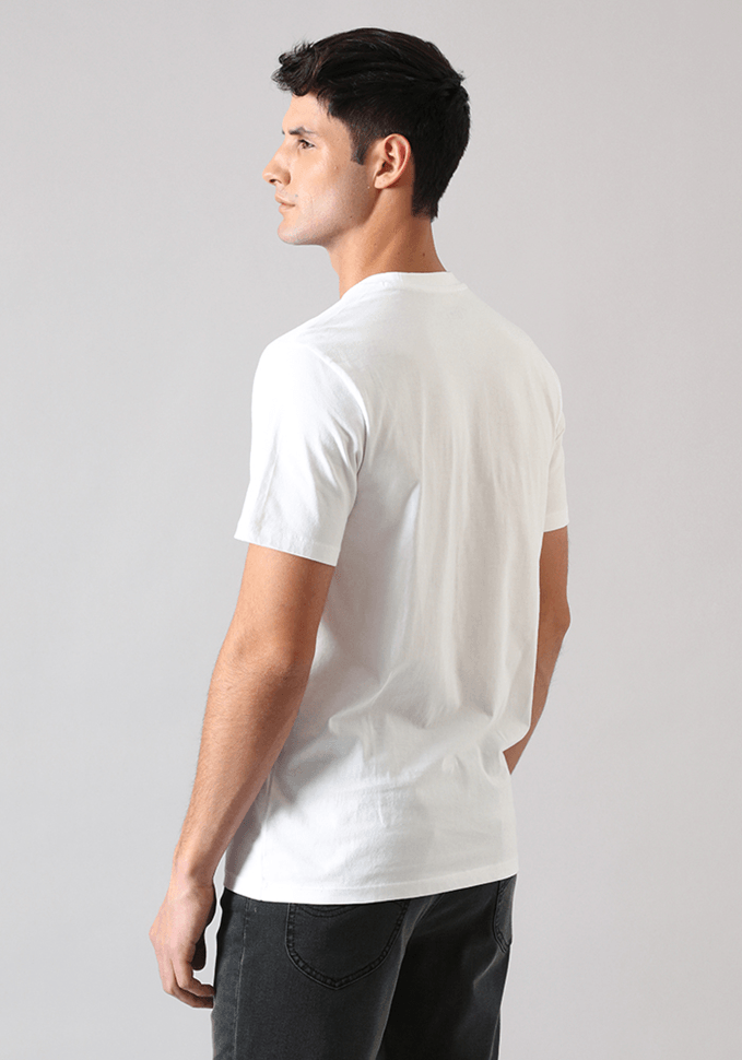 Polera Hombre Woobly Logo Authentic White