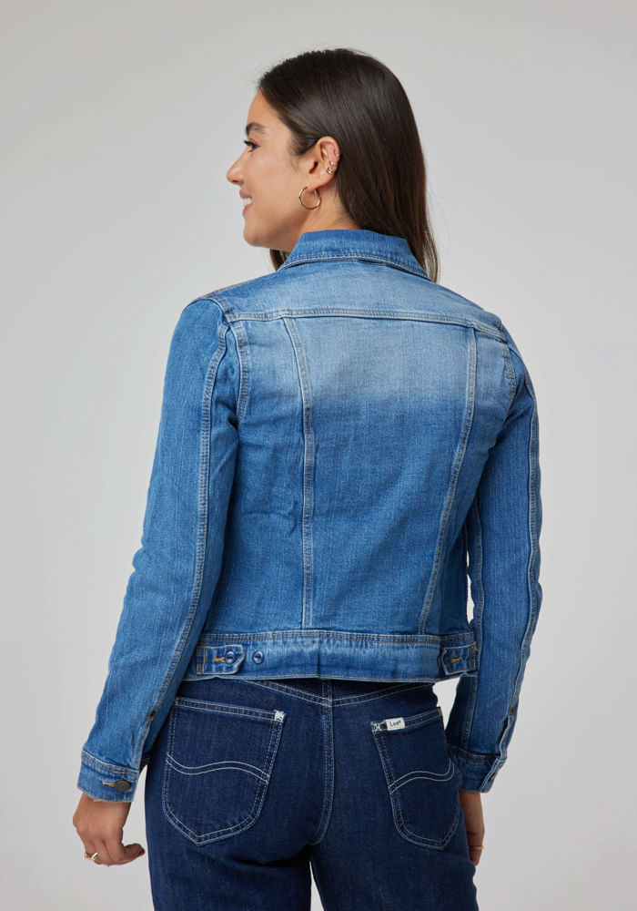 Chaqueta Mujer Slim Rider Mid Blue