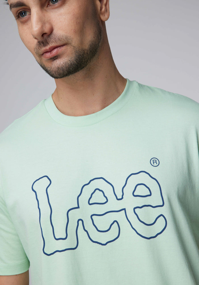 Polera Hombre Wobbly Logo Tee Granite Green