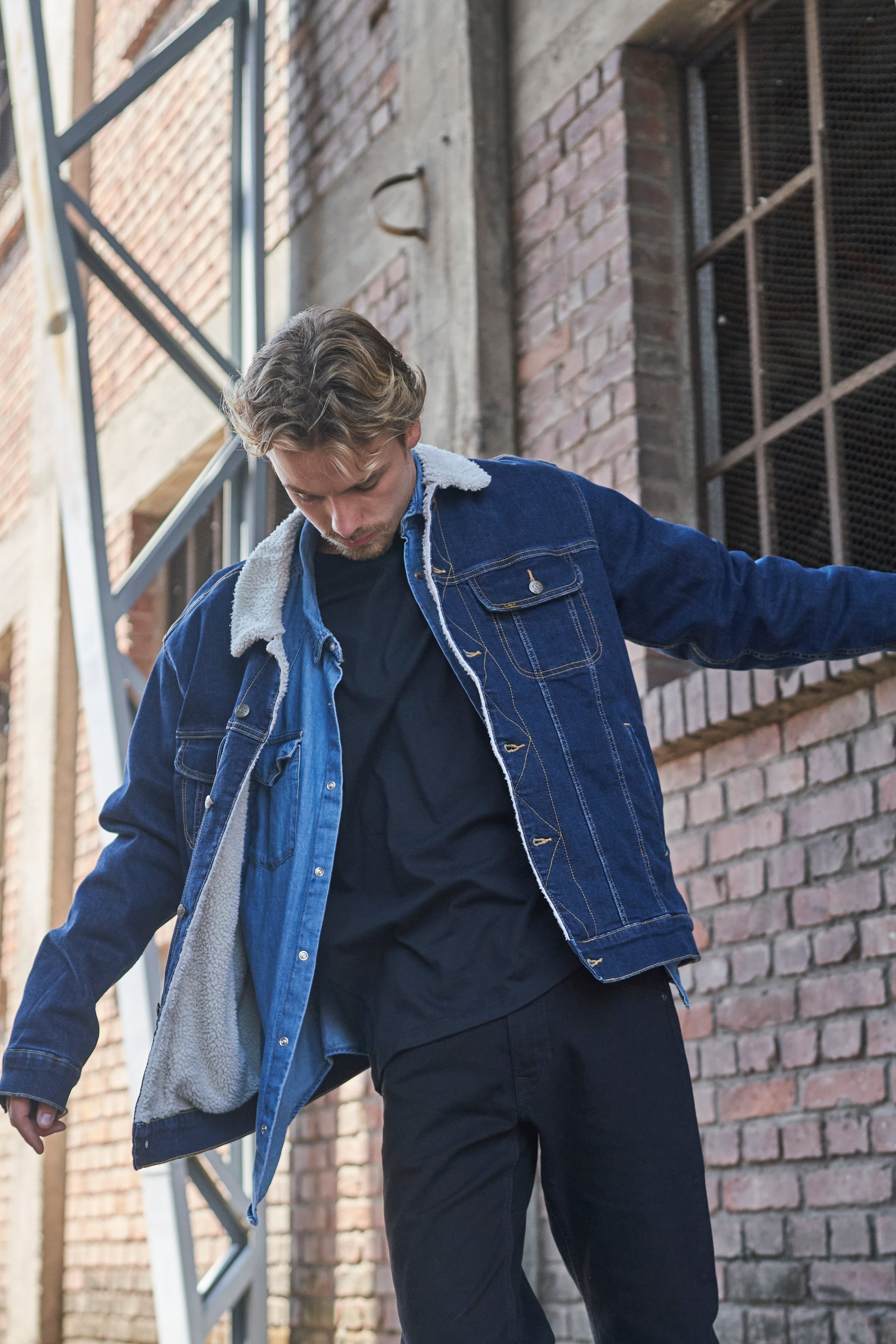 Chaqueta Hombre Sherpa Jacket Mid Dark – Lee Jeans