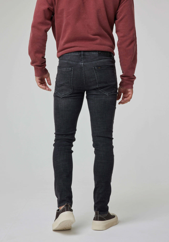 Jeans Hombre Malone Skinny Fit Black Cross