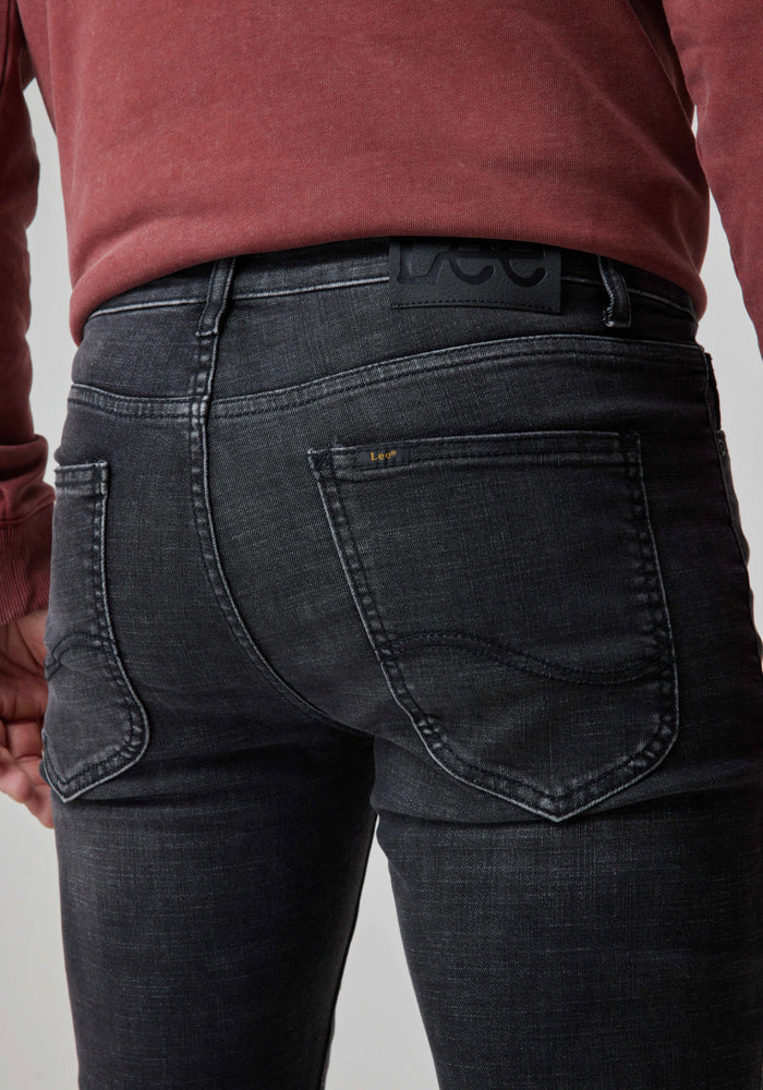 Jeans Hombre Malone Skinny Fit Black Cross