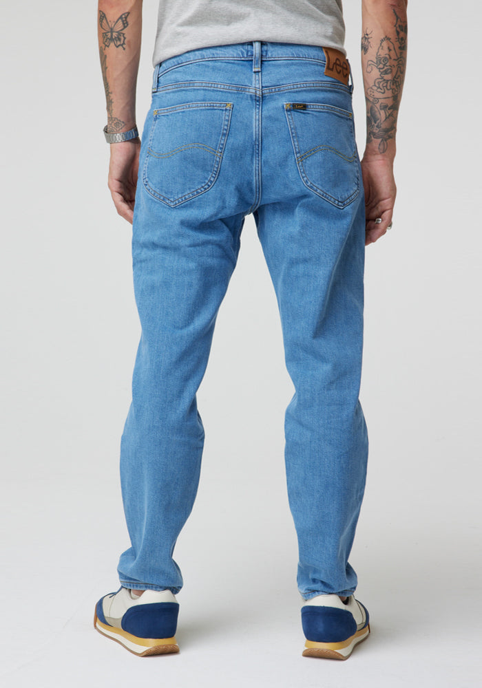 Jeans Hombre Austin Regular Tapered Fit Light Stone