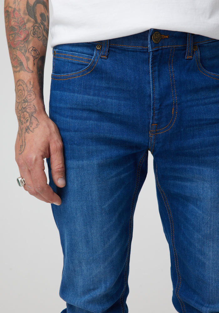 Jeans Hombre Malone Skinny Fit Stone Worn