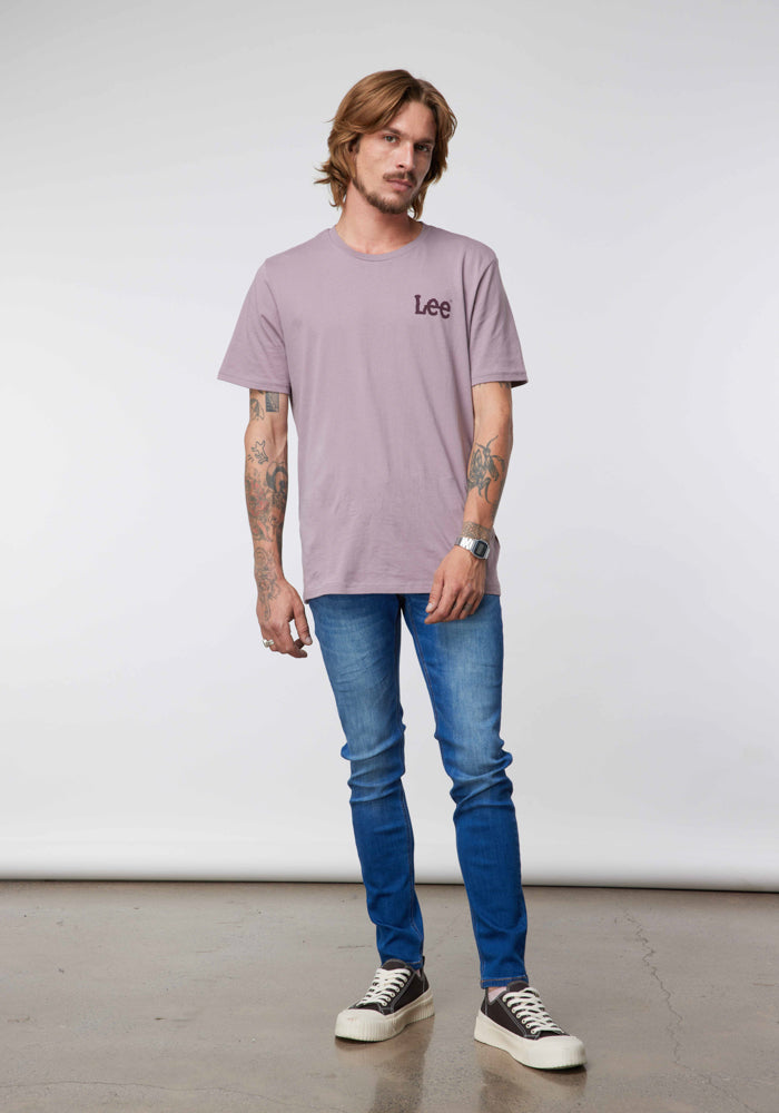 Jeans Hombre Malone Skinny Fit Mid Stone Worn