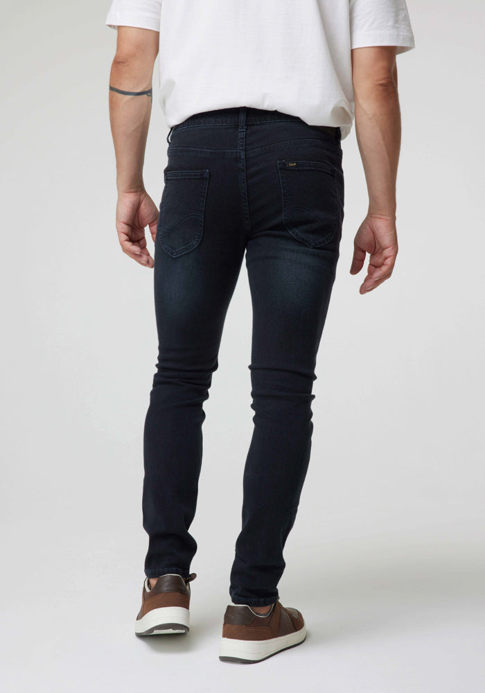Jeans Hombre Malone Skinny Fit Blue Worn