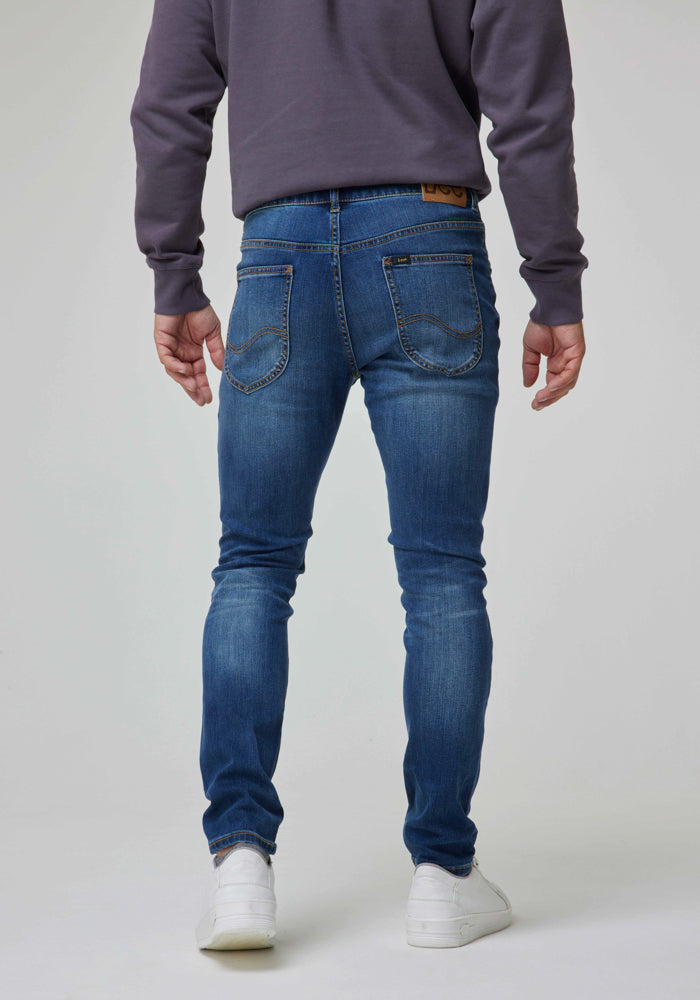 Jeans Hombre Malone Skinny Fit Mid Stone Worn I