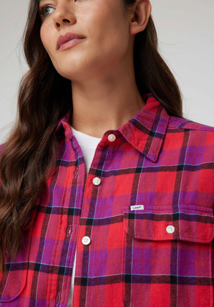 Camisa Mujer Frontier Scarlet