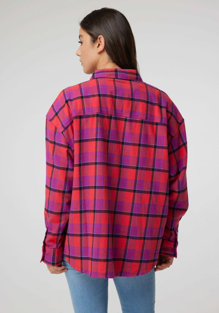 Camisa Mujer Frontier Scarlet