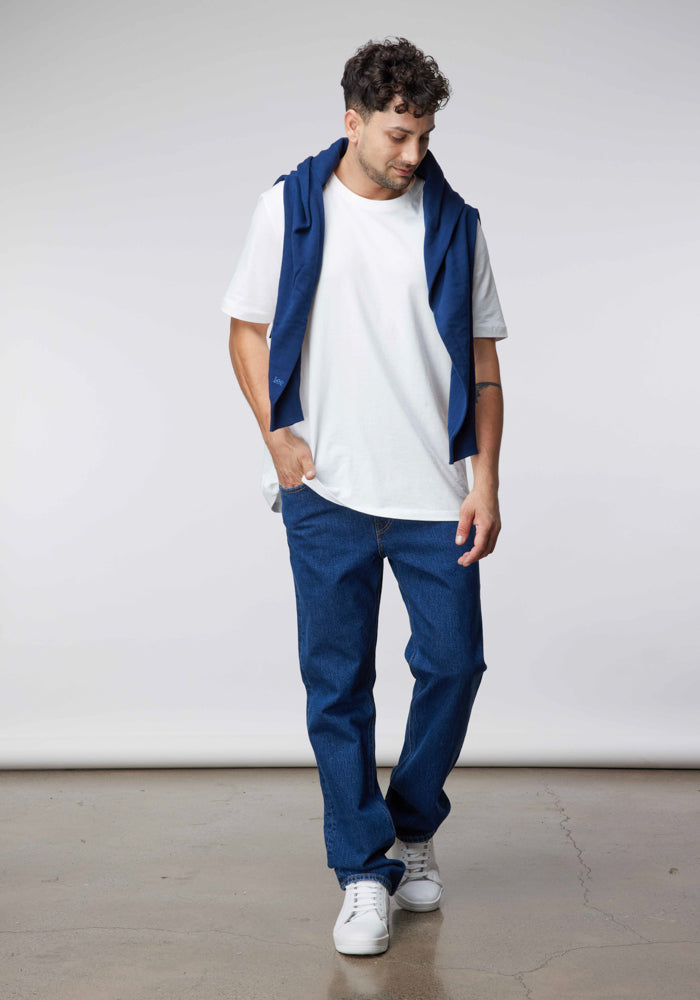 Jeans Hombre West Relaxed Straight Fit Vintage Jamie