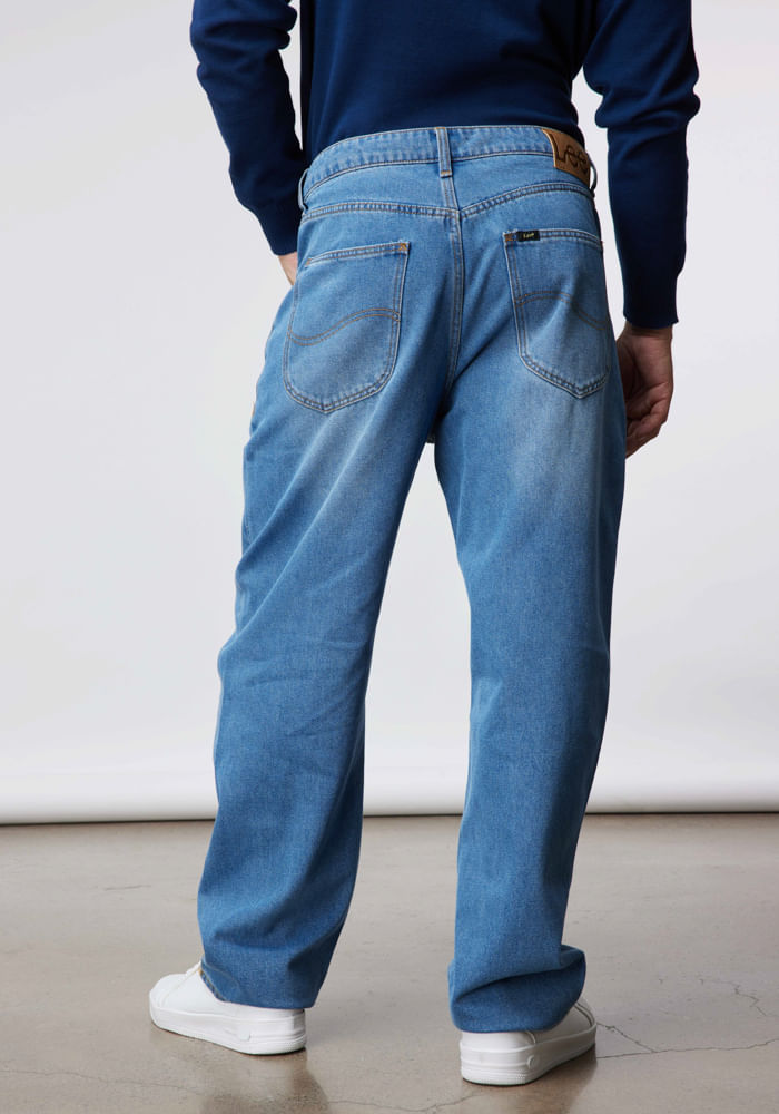 Jeans Lee Asher Loose Straight Fit Worker Mid