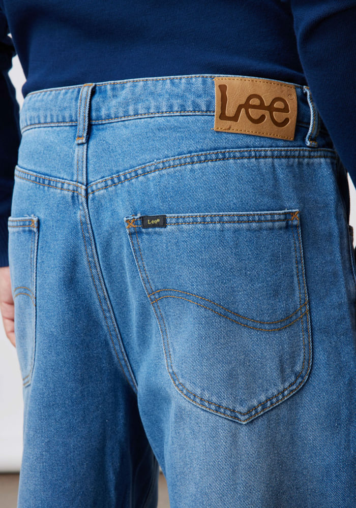 Jeans Lee Asher Loose Straight Fit Worker Mid