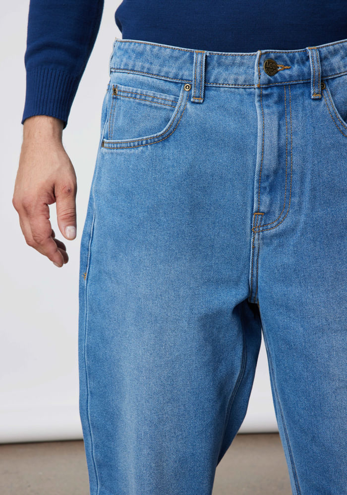 Jeans Lee Asher Loose Straight Fit Worker Mid