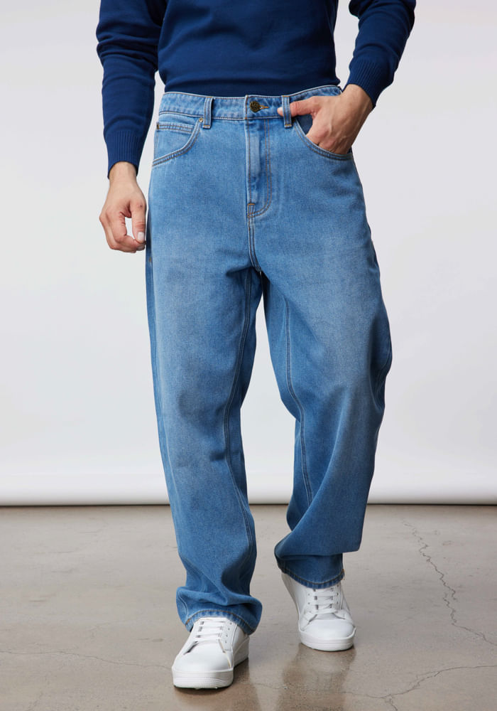 Jeans Lee Asher Loose Straight Fit Worker Mid