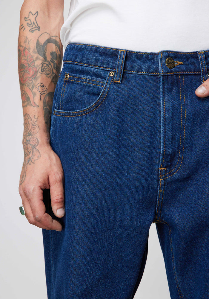 Jeans Lee Asher Loose Straight Fit Dark Indigo