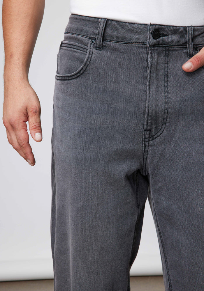Jeans Lee Asher Loose Straight Fit Gravel Stone
