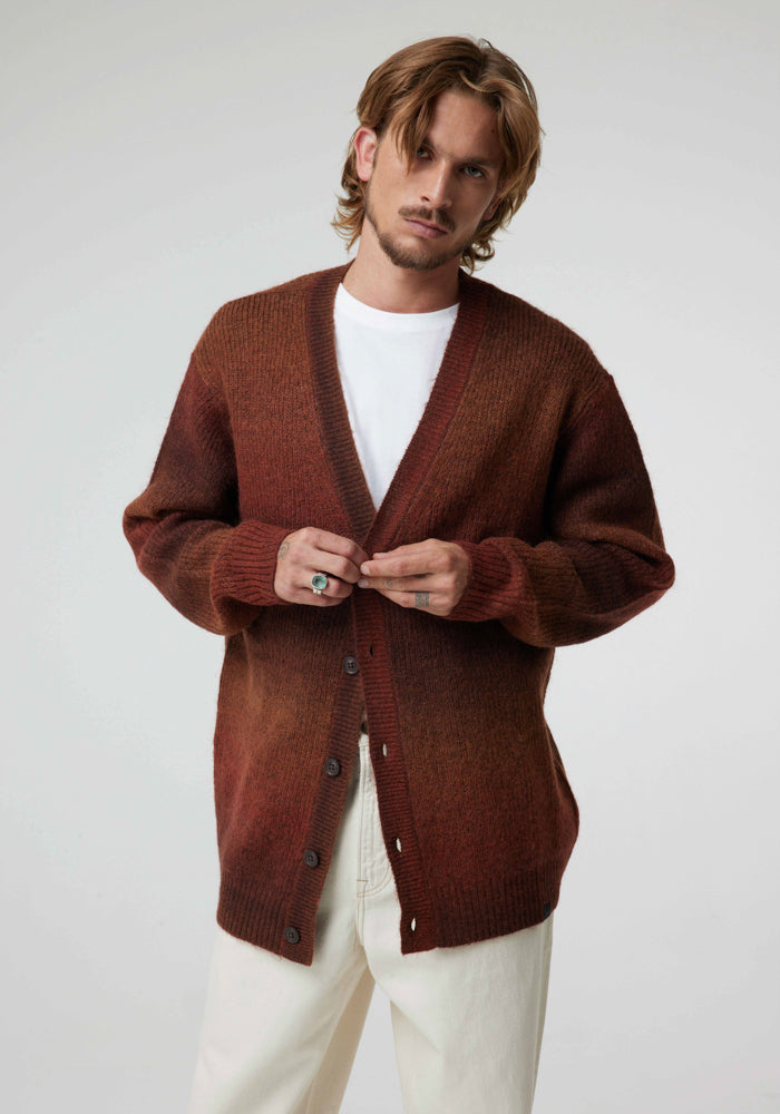 Sweater Lee Knitted Cardigan Sweet Maple