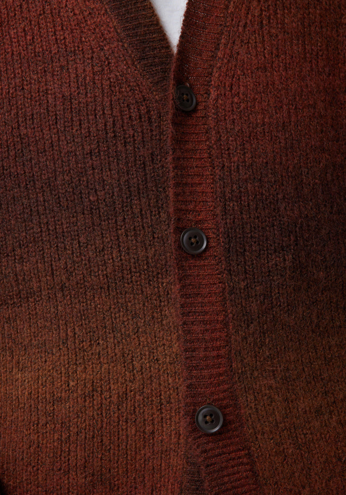Sweater Lee Knitted Cardigan Sweet Maple