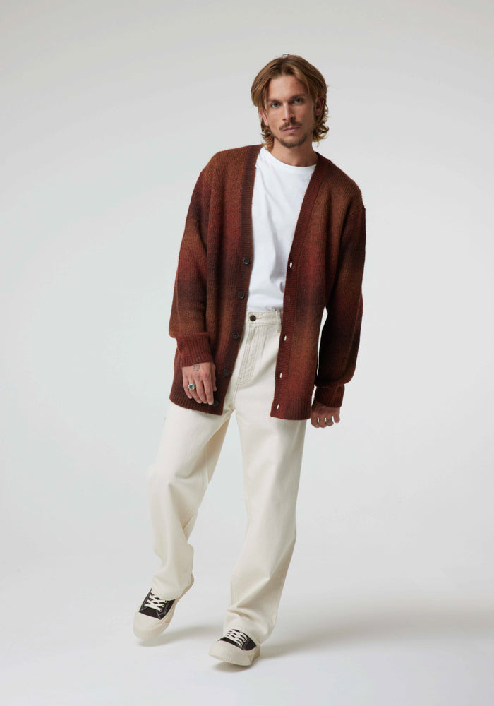 Sweater Lee Knitted Cardigan Sweet Maple