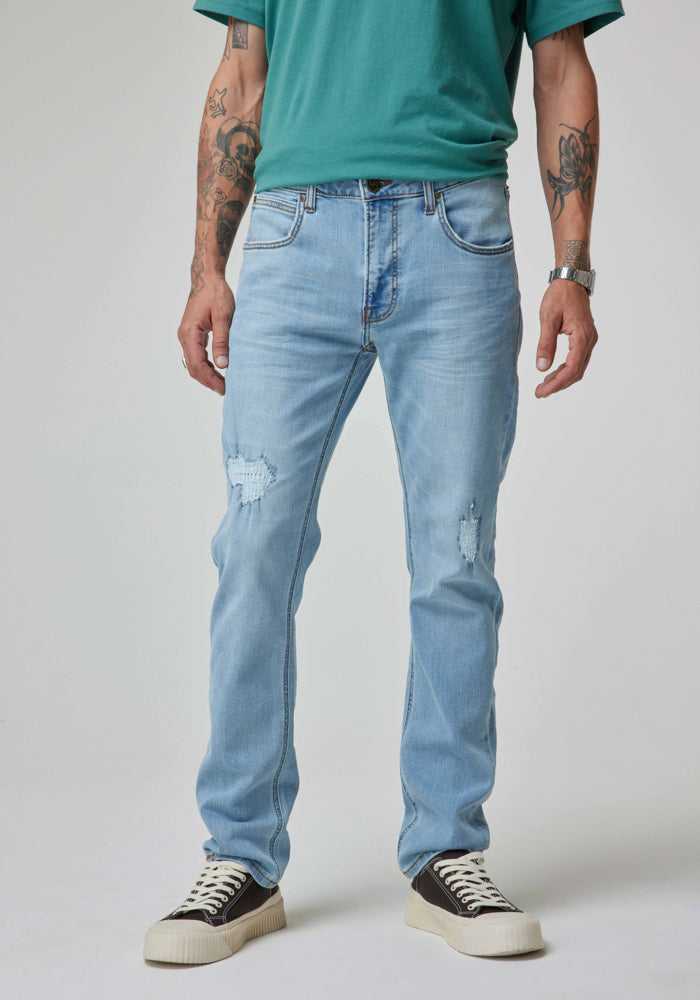 Jeans Hombre Daren Regular Straight Fit Powder