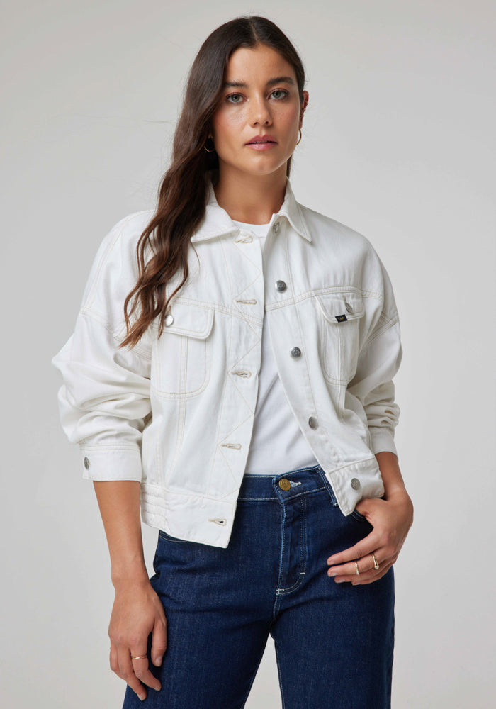 Chaqueta Batwing Jacket White Cloud White