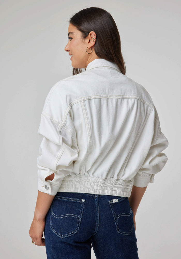 Chaqueta Batwing Jacket White Cloud White