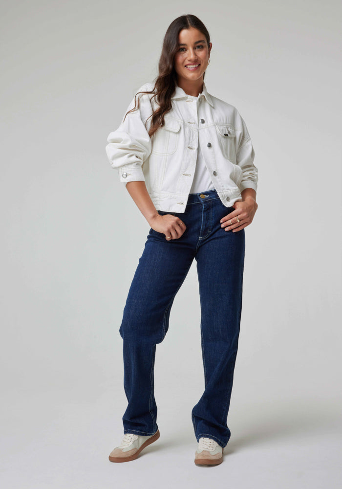 Chaqueta Batwing Jacket White Cloud White
