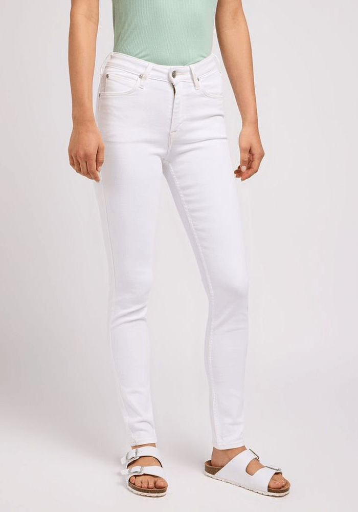Jeans Mujer Skinny Bright White