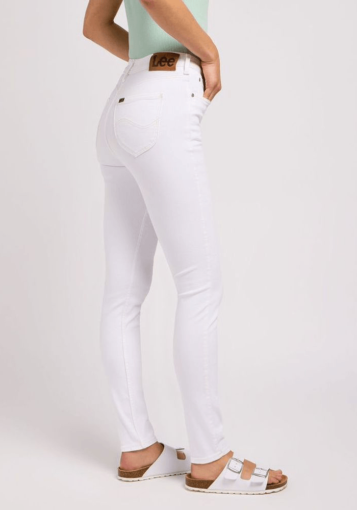 Jeans Mujer Skinny Bright White