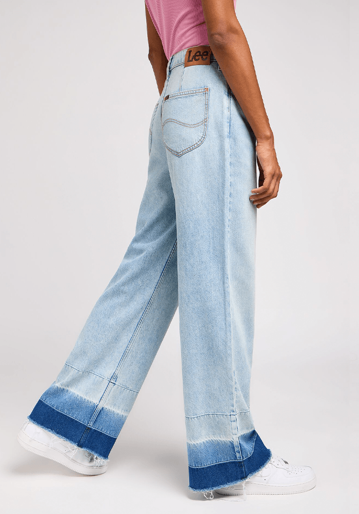 Jeans Tiro Alto Stella A Line Relaxed Fit Brightest Day