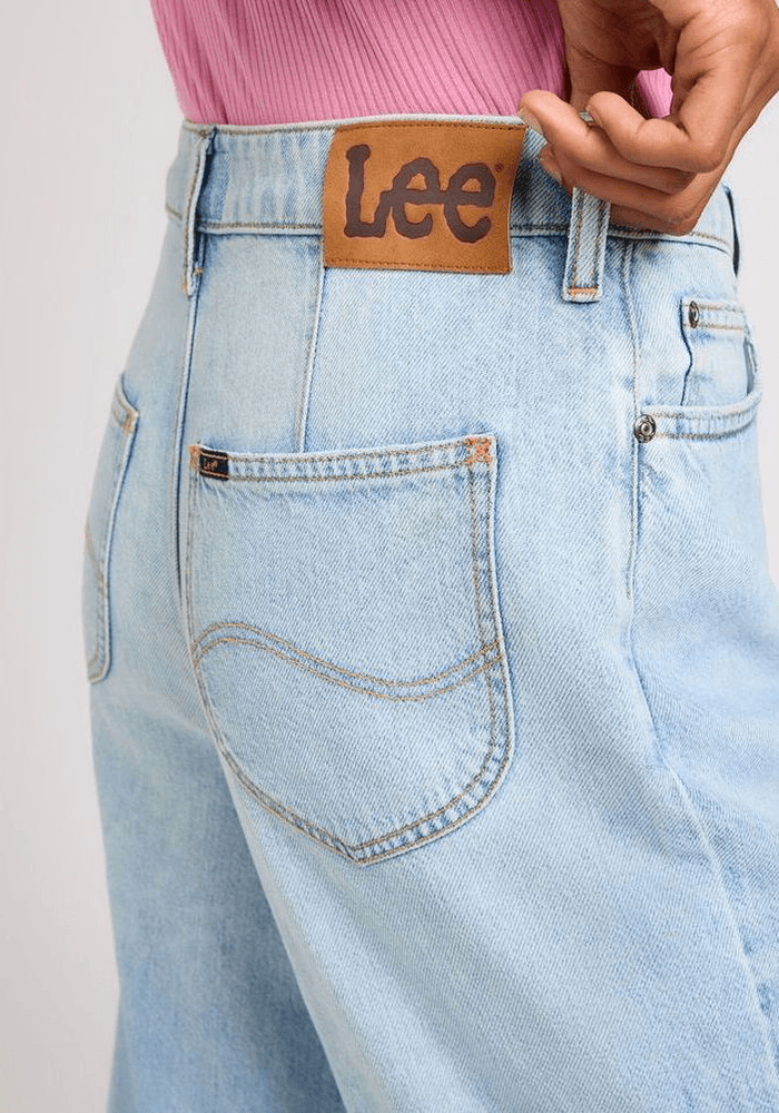 Jeans Tiro Alto Stella A Line Relaxed Fit Brightest Day