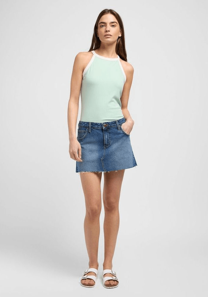 Falda Mini Skirt Facets Of Blue