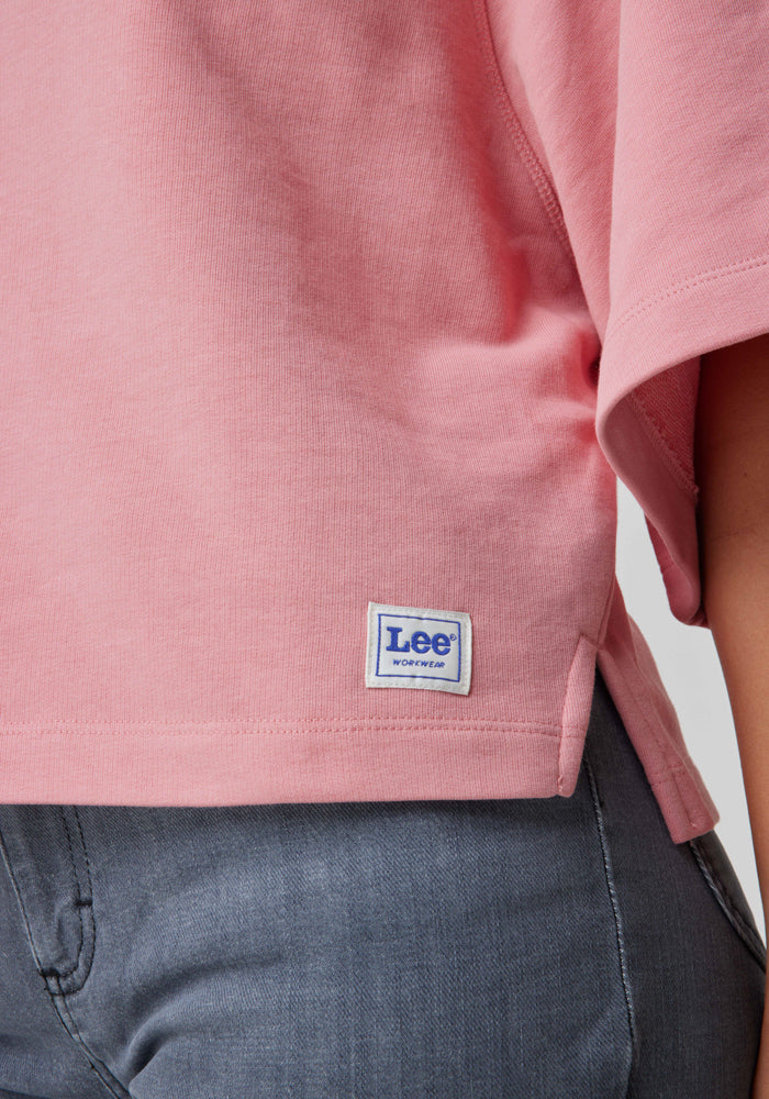 Polerón Cropped Raglan Sweatshirt Cassie Pink