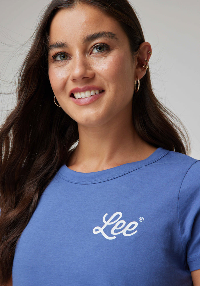 Polera Graphic Beach Tee Surf Blue