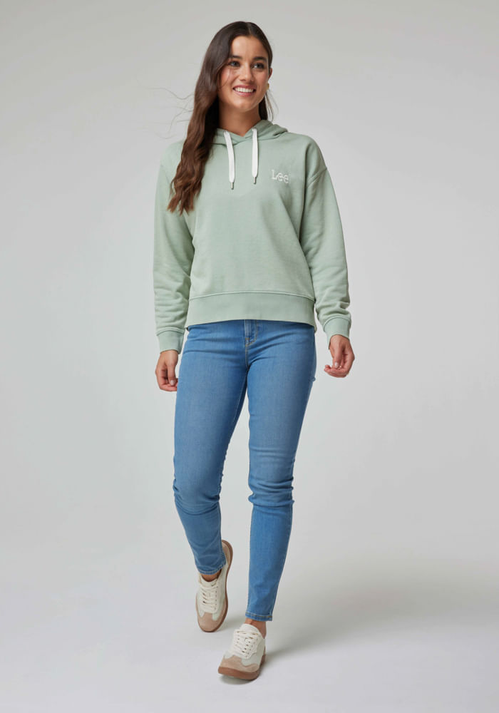Jeans Mujer Tiro Alto Scarlett High Skinny Fit Mid Blue I