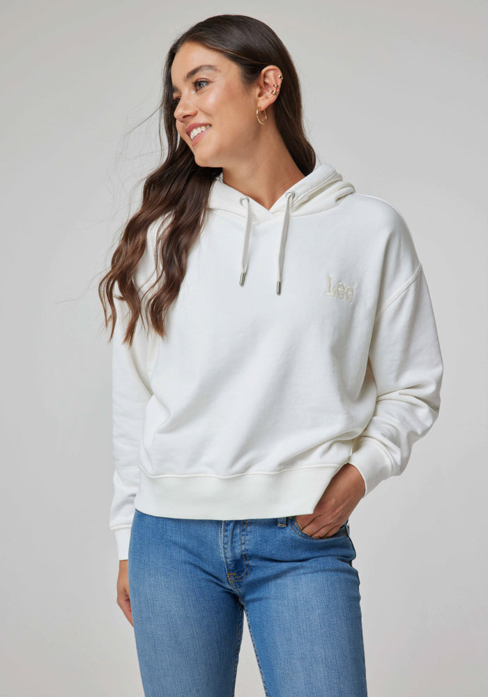 Polerón Essential Hoodie Ecru
