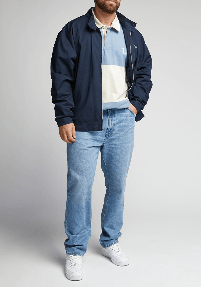 Jeans West Relaxed Straight Fit Worn New Hill