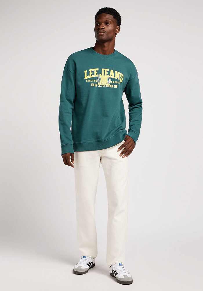 Polerón Varsity Crew Evergreen