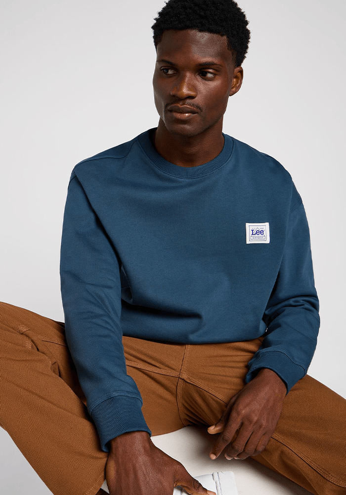 Polerón Workwear Crew SWS Drama Blue