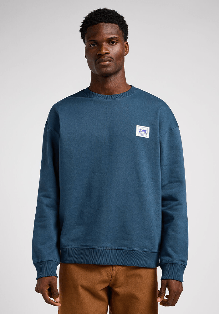 Polerón Workwear Crew SWS Drama Blue