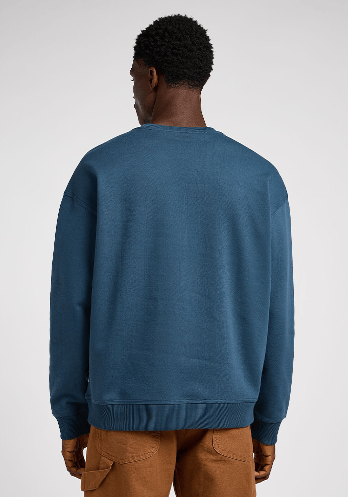 Polerón Workwear Crew SWS Drama Blue